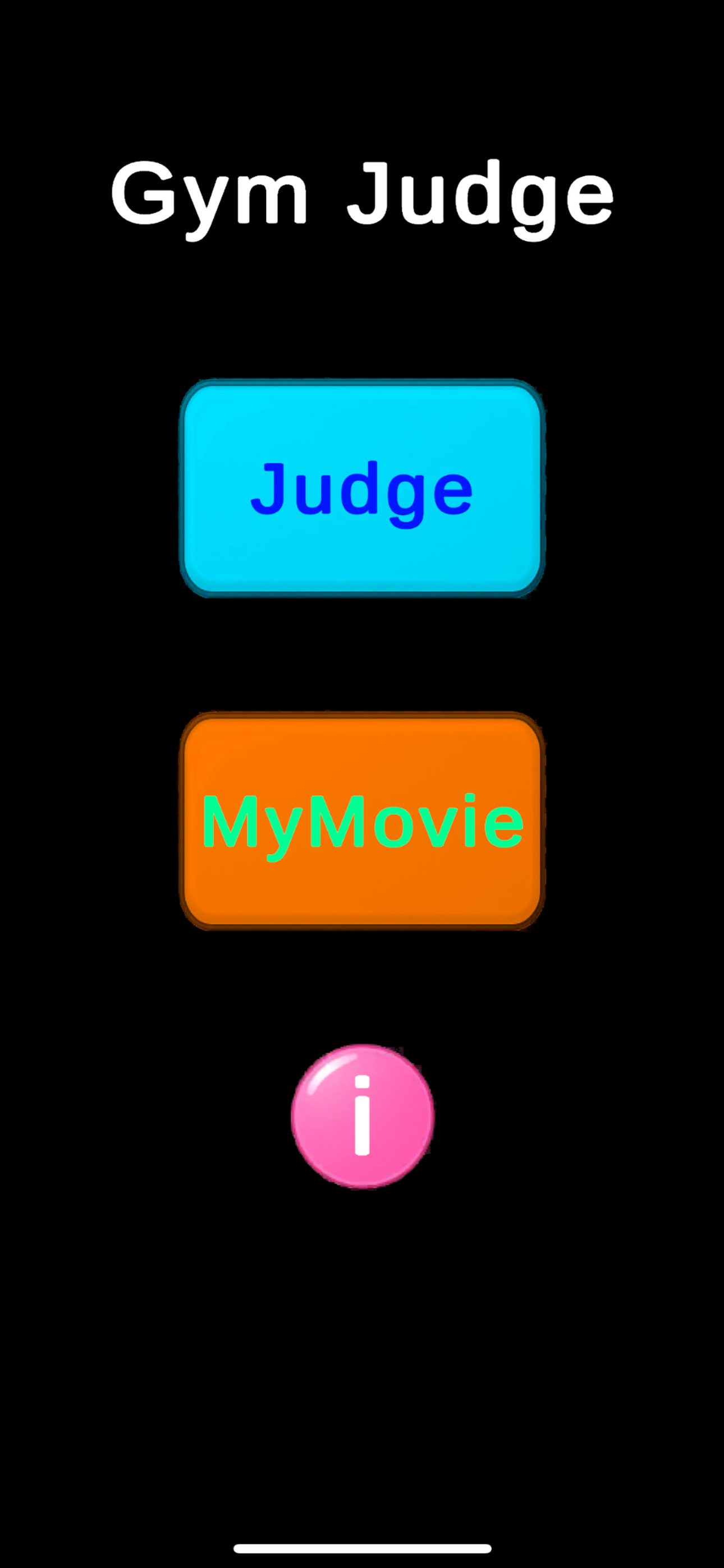 GymJudgeトップ画面